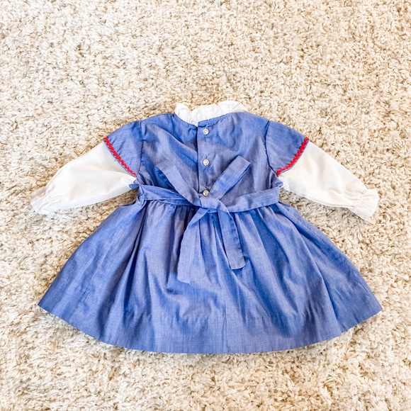 Vintage Embroidered Dress 2T - Picture 2 of 4